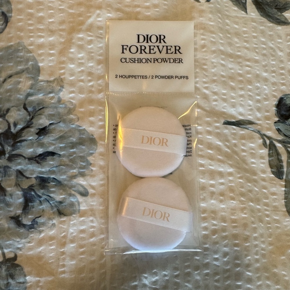 Dior White Cushion Powder Puffs